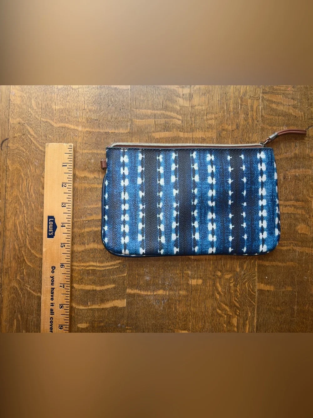 The Sak Tie Die Zip up Cosmetic Bag